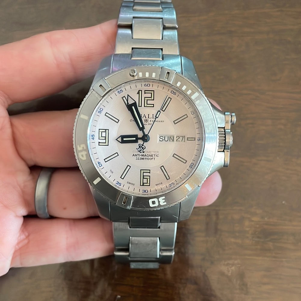 BALL ENGINEER HYDROCARBON SPACEMASTER AUTOMATIC CHRONOMETER MENS WATCH - USED